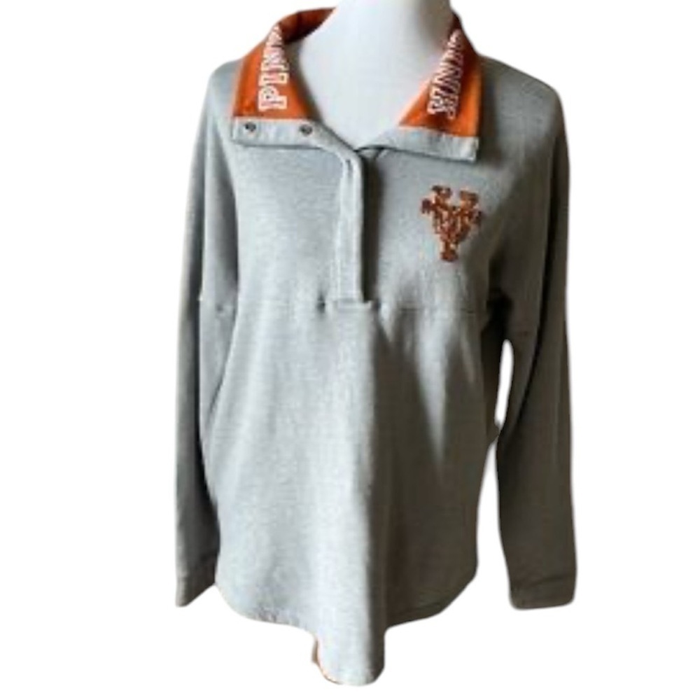 University of Texas Longhorns PINK Victoria’s Secret Sz M sweatshirt‎